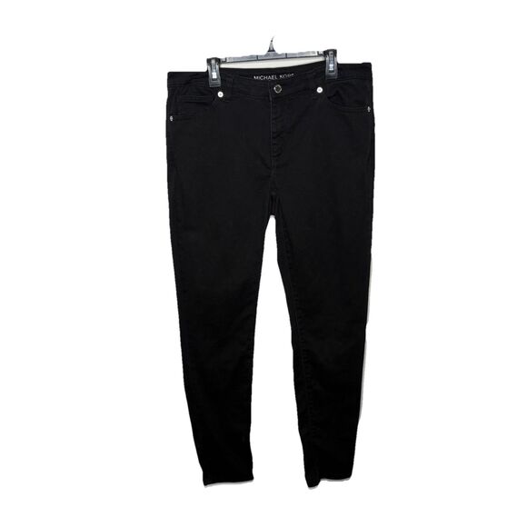 Michael Kors Skinny Jeans Size 6 Black Low Rise Pockets Womens - Picture 1 of 7